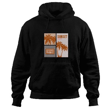 Discover Sunset Paradise Hossegor France Hoodies
