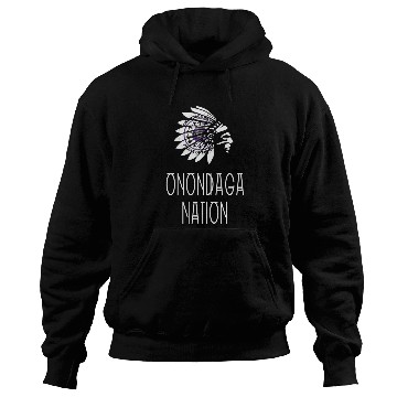 Discover Onondaga Nation Indigenous Native American Headdre Hoodies