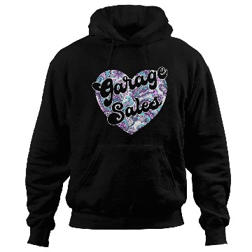 Discover Garage Sales paisley heart Hoodies