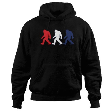 Discover Mysterious Bigfoot Sasquatch Silhouette Design Hoodies