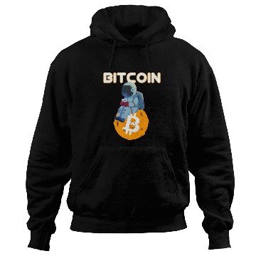 Discover Bitcoin Coin-Crypto Astronaut Hoodies