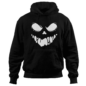 Discover Black Spooky scary Ghost face Hoodies design