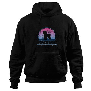 Discover Bichon Frise Silhouette Retro Vintage Hoodies