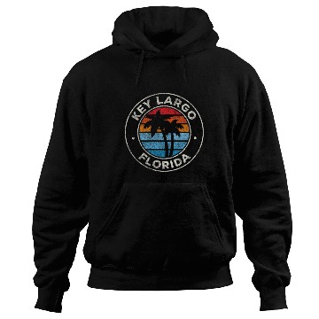 Discover Key Largo Florida Fl 70S Hoodies