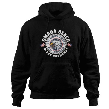 Discover Omaha Beach airborne division 80th anniversary Hoodies