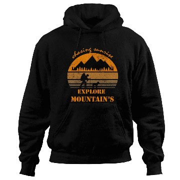 Discover Chasing Sunrise Explore Mountain Hoodies