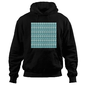 Discover Retro Teal Pattern Hoodies