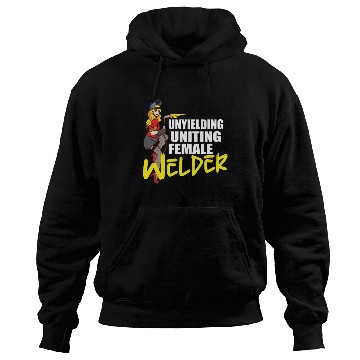 Discover Female Welder Funny Welding Mechanic Forge Hoodies