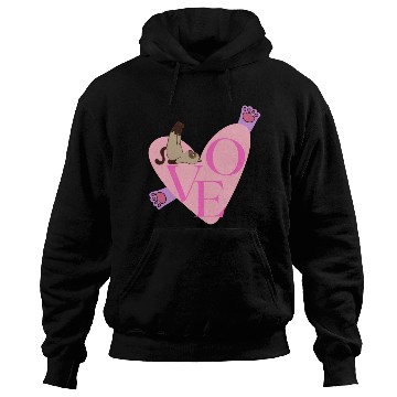 Discover Love Cat nostalgia Hoodies