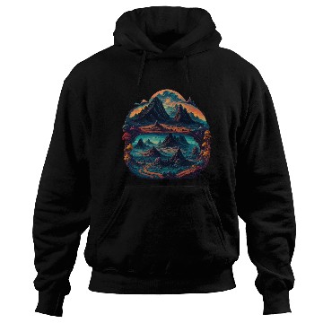 Discover Psychedelic mystical illustration Hoodies