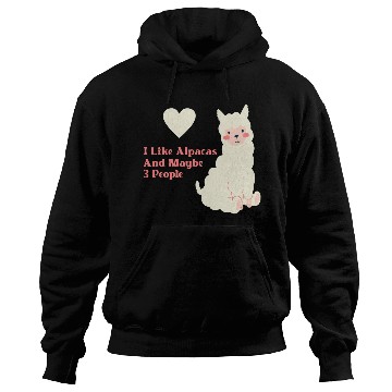 Discover Alpaca Lover cute blue Hoodies
