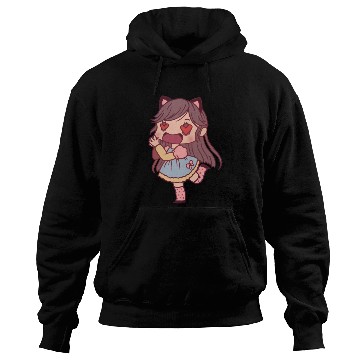 Discover Chibi Girl In Love Hoodies