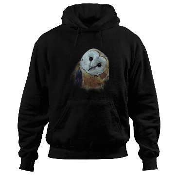 Discover Barn Owl Painting Owl Hoodies