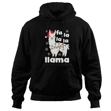 Discover Fa La La Llama Falala Kawaii Snow Lamb Hoodies