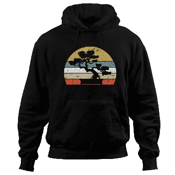 Discover Japanese Sunset Zen Buddhist Bonsai Hoodies