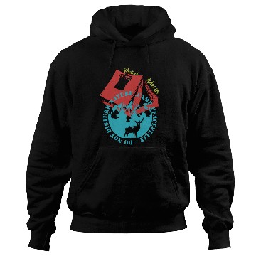 Discover Camp Peacefully Do Not Disturb Nature Hoodies