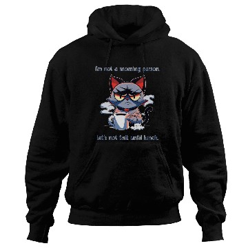 Discover Grumpy cat morning person Hoodies