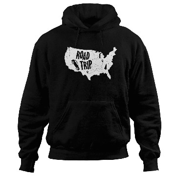 Discover Road Trip US Map | Vacation Travel Hoodies