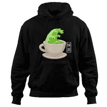 Discover Matcha Latte Great Green Tea Wave Hoodies