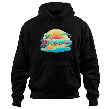 Discover Poolside paradise Hoodies