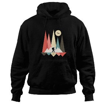Discover Backpacking Hiking Outdoor Wilderness Mountains Mo Hoodies