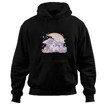 Discover Unicorn Unicorn Rainbow Unicorn Cloud Hoodies