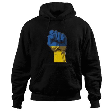 Discover Ukraine Fist Flag Ukraine Flag Hoodies