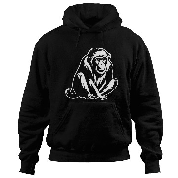 Discover Ape Face Apes Apelike Jungle Primate Hoodies