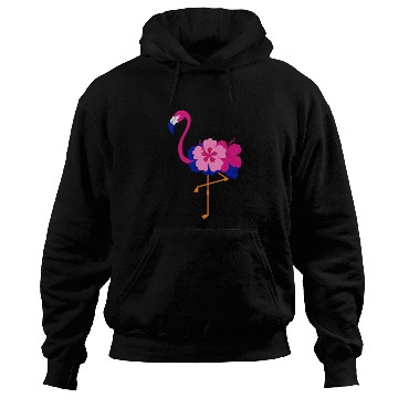 Discover Flower Flamingo Hoodies