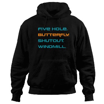 Discover Five Hole Butterfly Shutout Windmill Hoodies