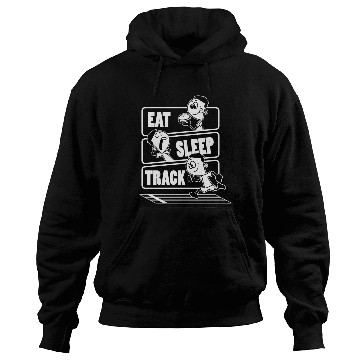 Discover Eat Sleep Track Track And Field Athletic Contests Hoodies