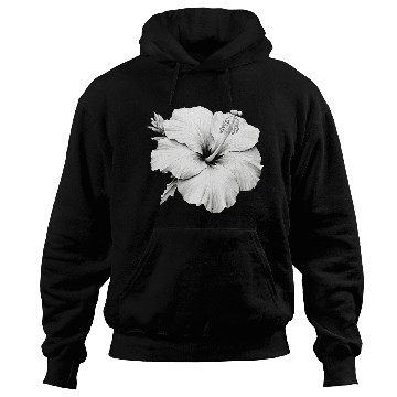 Discover Hibiscus Flower Sketch Hoodies