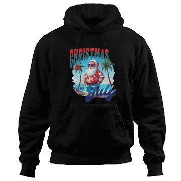 Discover Santa at the Beach | Christmas In July Hoodies