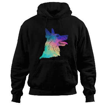 Discover Psychedelic German Shepherd Hoodies