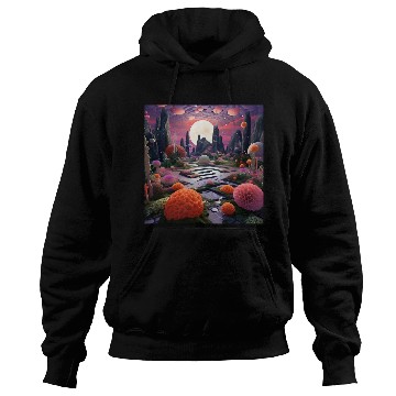 Discover Visually Pleasing Moonlight Coral [Surreal Aesthet Hoodies