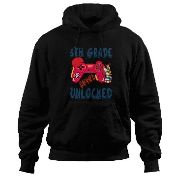 Discover 5th Grade Level Unlocked Video Game Back to School Hoodies
