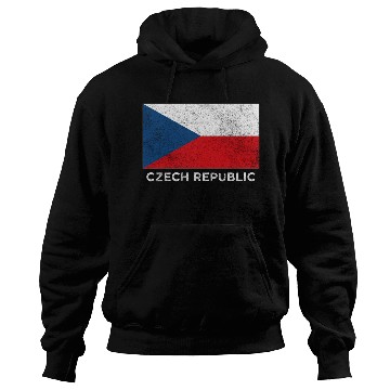 Discover Czech Republic National Flag For Hoodies