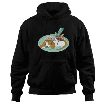 Discover Sleepy Beagle And Cat Hoodies
