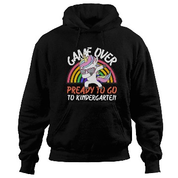 Discover Game over ready to go to kindergarten Hoodies
