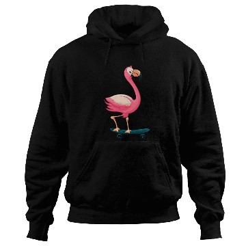 Discover Flamingo skateboarding Hoodies