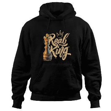Discover Royal Chess: Real King Hoodies
