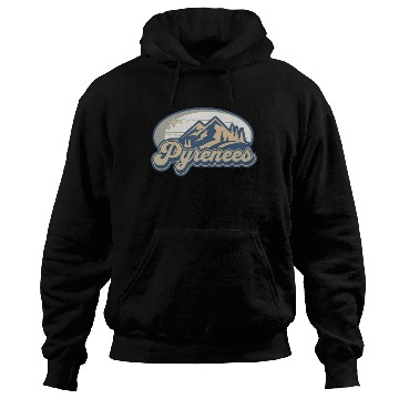 Discover Pyrenees France Vintage Mountains Hoodies