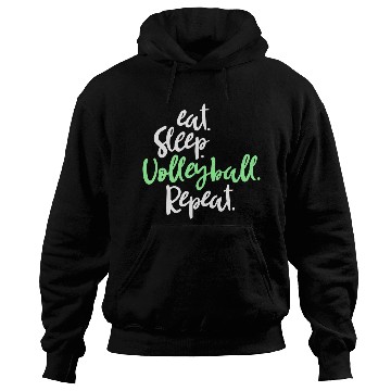 Discover Eat Sleep Volleyball Repeat funny volleyball Hoodies