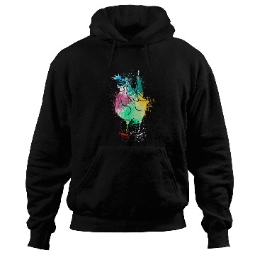Discover Colerfull Splash Art Farm animals chicken Hoodies