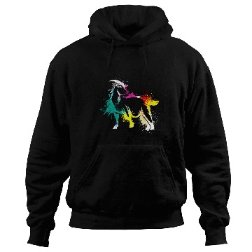 Discover Colerfull Splash Art Farm animals Goat Hoodies