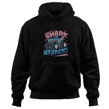 Discover Monster Truck Shark Attack Week 2023 Hoodies