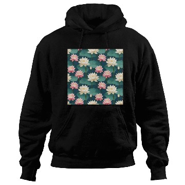 Discover Serenity Blooms: Timeless Lotus Pattern Hoodies
