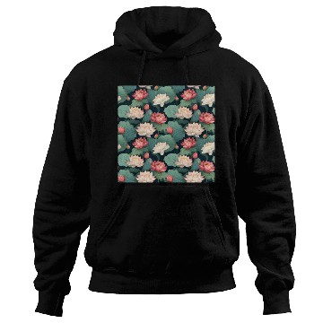 Discover Serenity Blooms: Timeless Lotus Pattern Hoodies