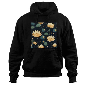 Discover Serenity Blooms: Timeless Lotus Pattern Hoodies