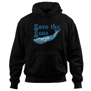 Discover Save The Seas And Oceans Save The Planet Blue Hoodies